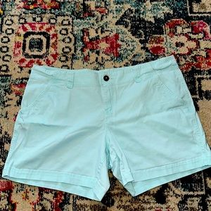 Maurices blue/green shorts size 20